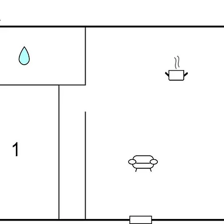 One-bedroom In Lejlighed Zadar